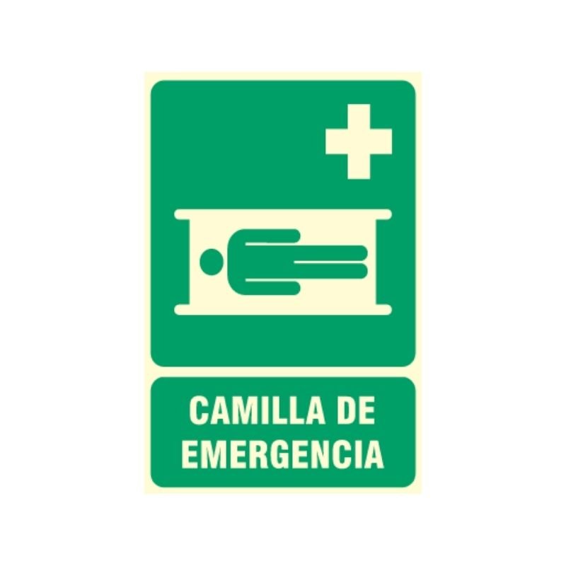 SEÑAL CAMILLA DE EMERGENCIA