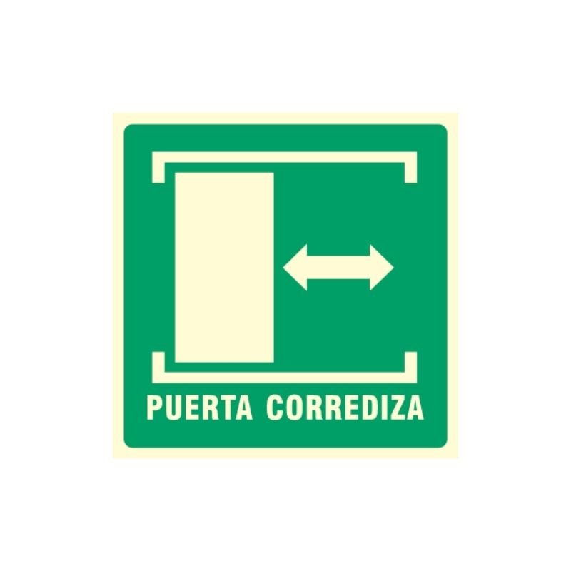 SEÑAL PUERTA CORREDIZA