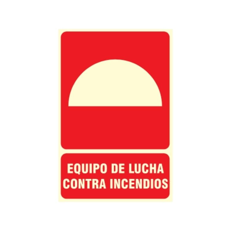 SEÑAL EQUIPO DE LUCHA CONTRA INCENDIOS