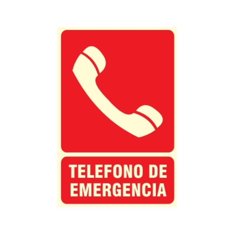 SEÑAL TELEFONO DE EMERGENCIA