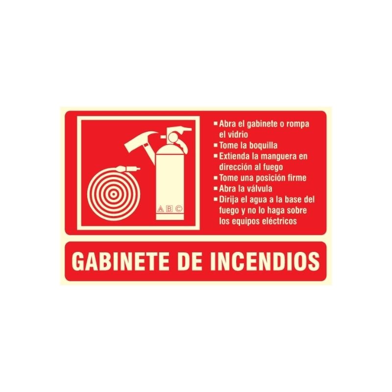 SEÑAL USO GABINETE DE INCENDIOS