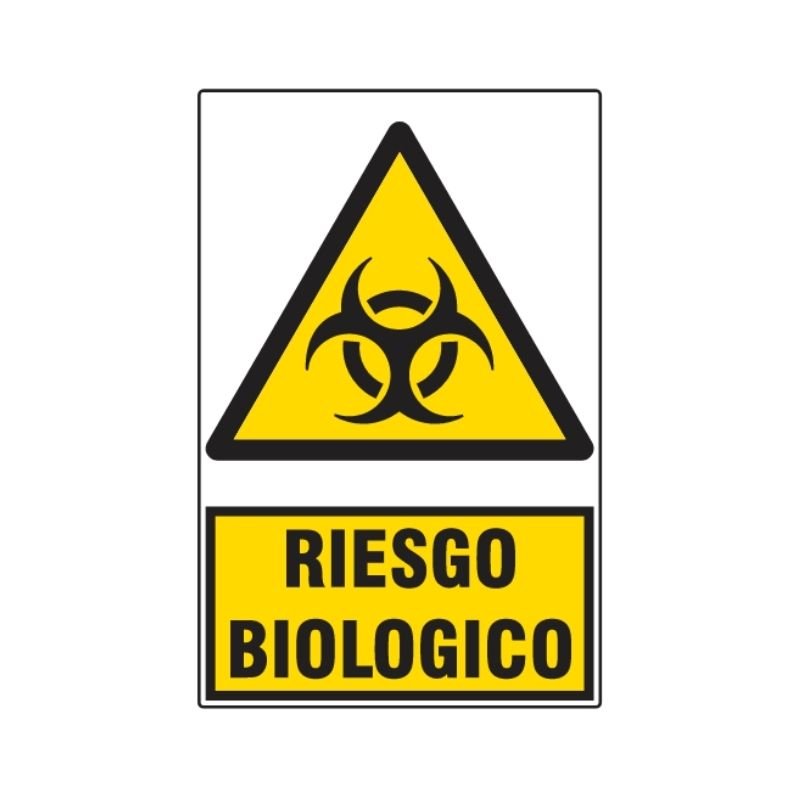 SEÑAL ISO 3864 RIESGO BIOLOGICO